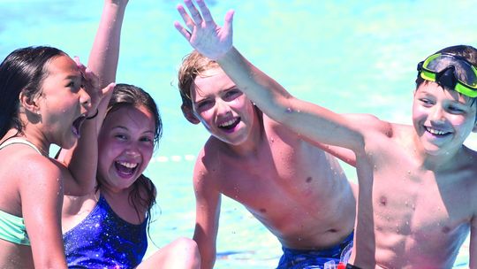 A DAY AT THE POOL … NO SWEAT!