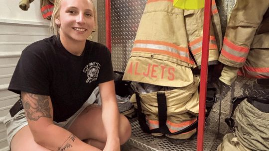 Her firefighting FAMILY