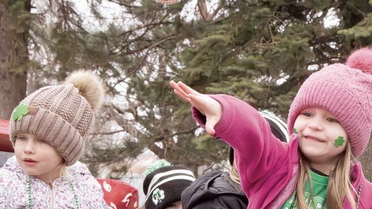 Making her pitch at the PARADE!