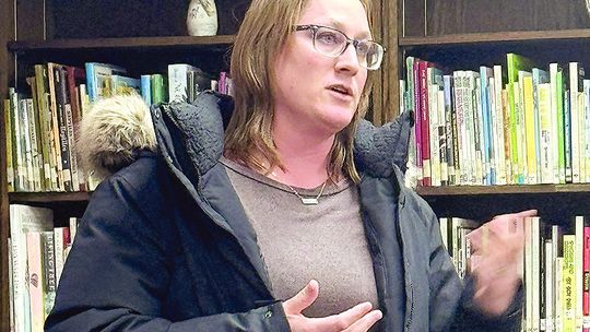 Milroy school bldg. sold for $100