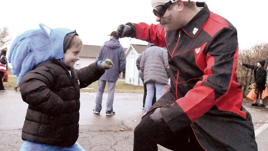 More than 450 local people took part in Friday’s Tracy Area Chamber of Commerce’s annual Trunk-or-Treat event