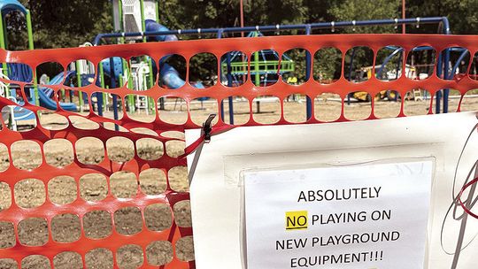 Park playground a work in progress