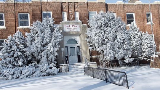 THERE WERE TWO VERY DISTINCT SIDES TO THE WEEKEND SNOW AND WIND