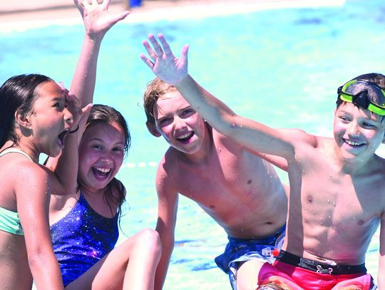 A DAY AT THE POOL … NO SWEAT!