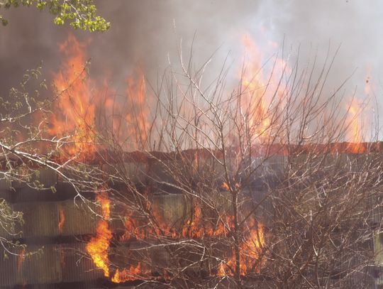 Barn fire