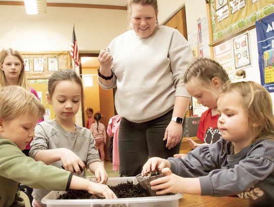 Getting their hands dirty