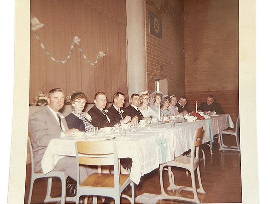 Head table on the hardwood