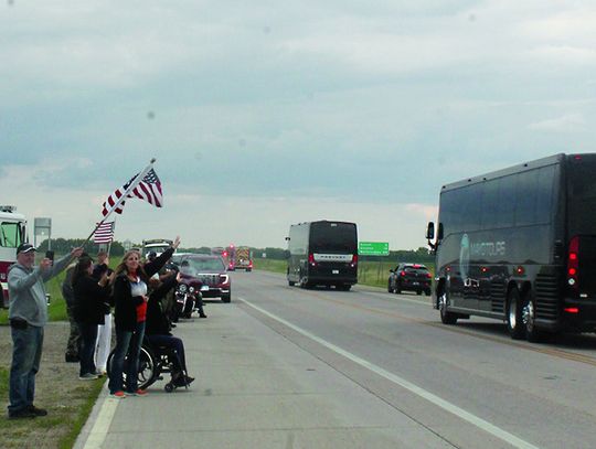 Highway sendoff