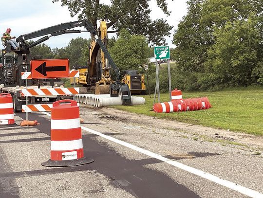 Hwy. 14 work in balaton continues