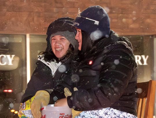 Lit up for the holidays