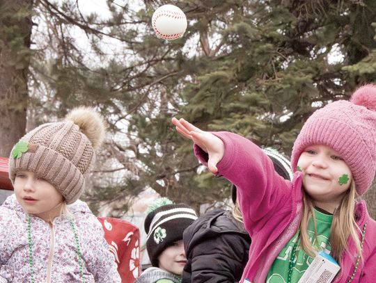 Making her pitch at the PARADE!