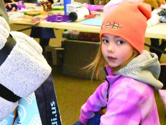 New couch for her brother