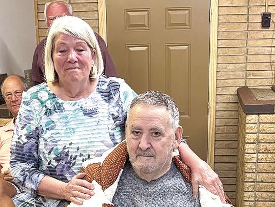 Pohlen receives Quilt of Valor