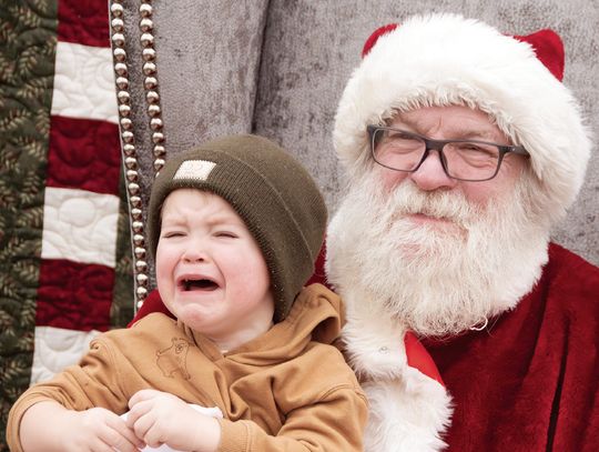 Smiles (& some tears) with Santa