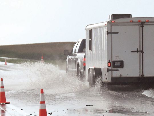 SOAKER: AREA TAKES ON WATER OVER THE WEEKEND
