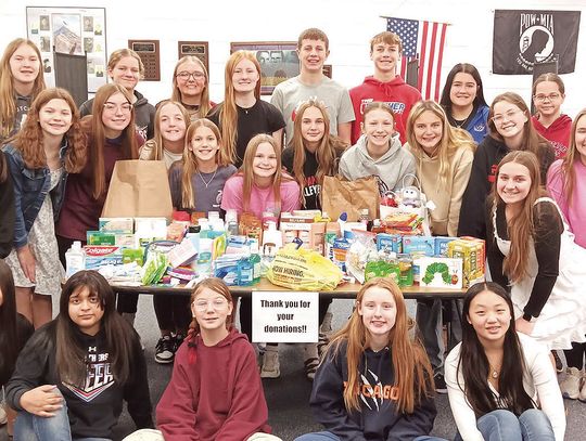 Students in Tracy do their part to help others