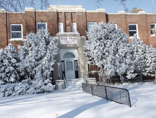 THERE WERE TWO VERY DISTINCT SIDES TO THE WEEKEND SNOW AND WIND