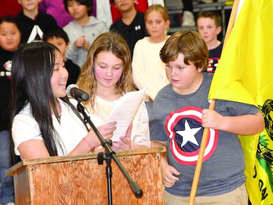 WWG youth honor vets