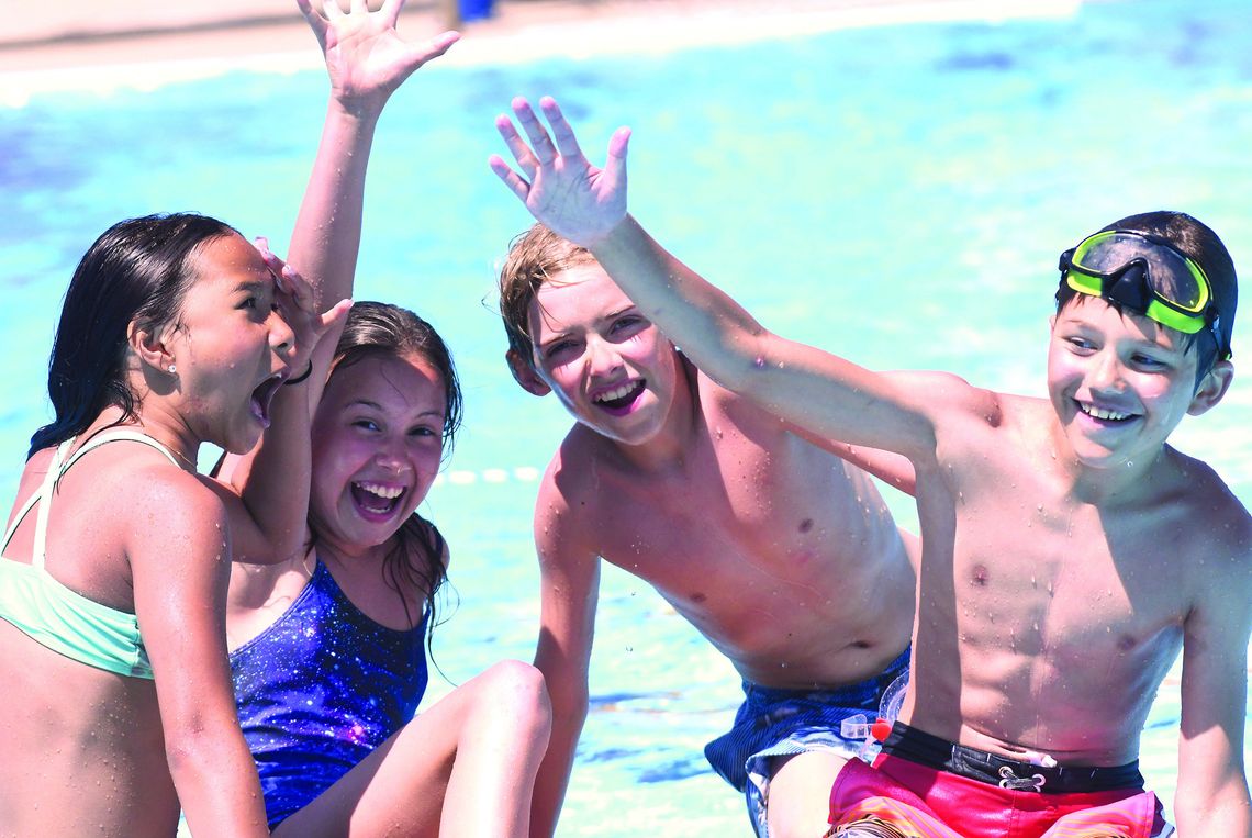 A DAY AT THE POOL … NO SWEAT!