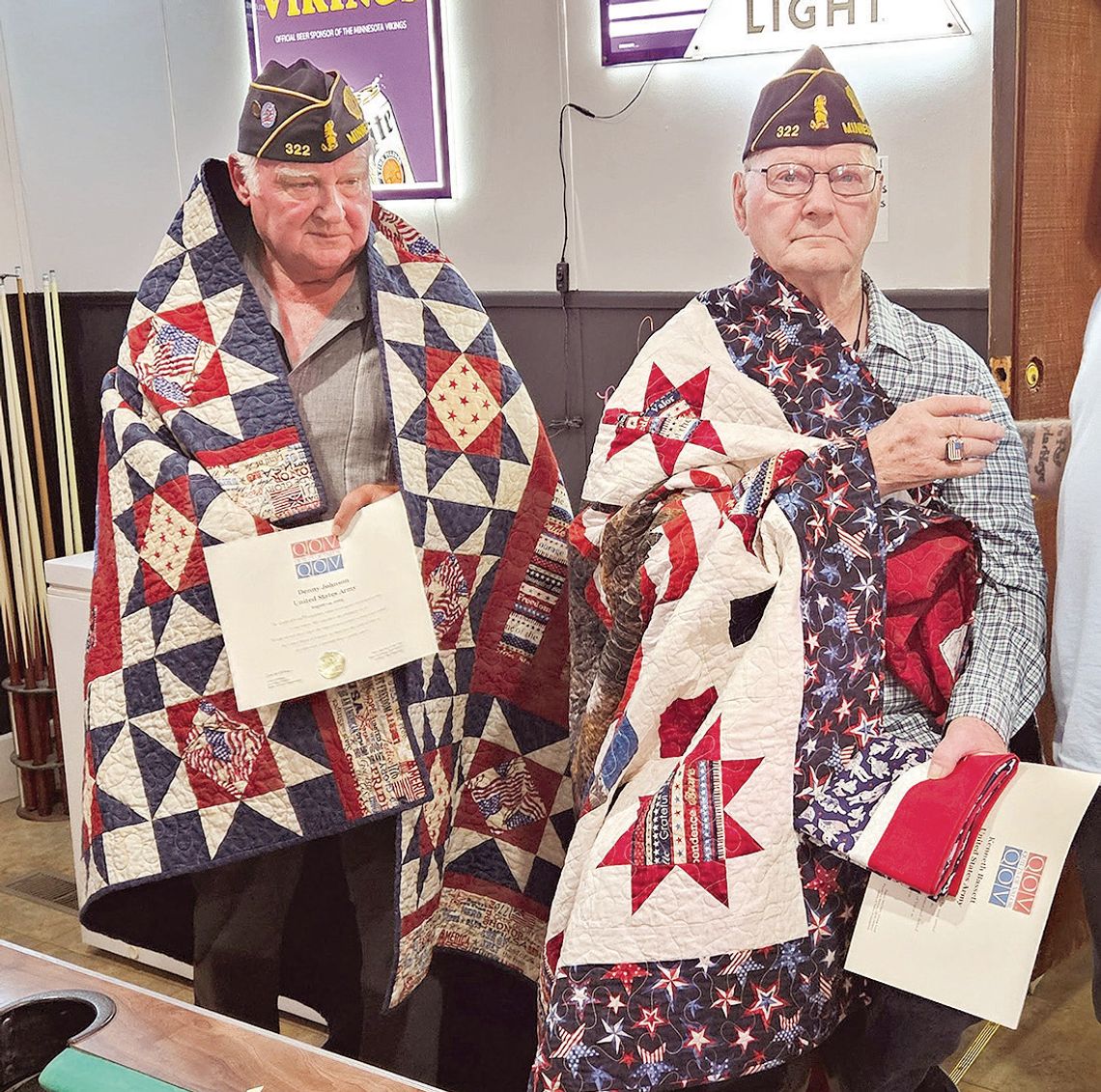 COvered with honor in currie