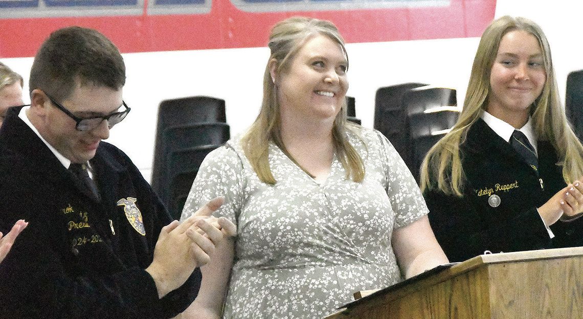 FFA leader honored