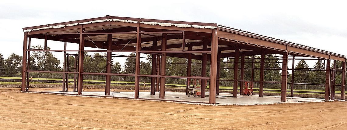 Hangar project moving along