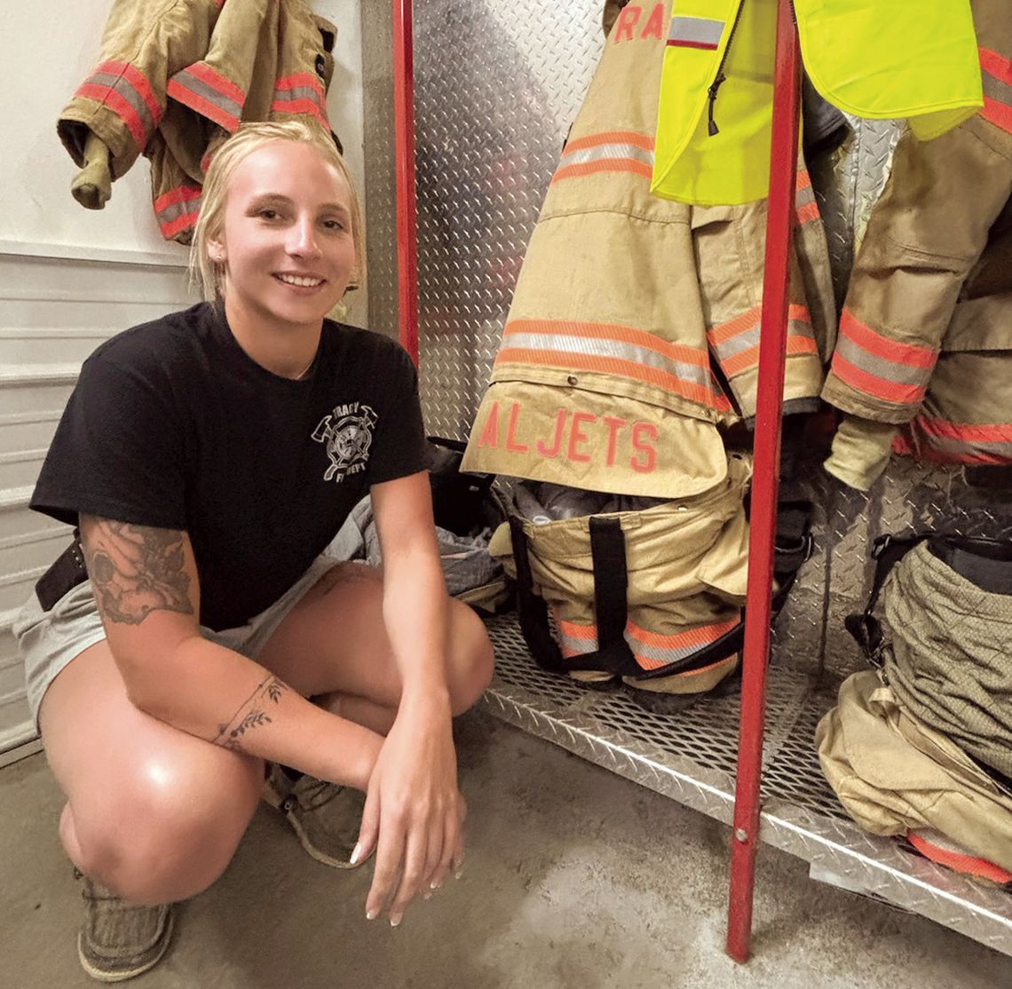 Her firefighting FAMILY