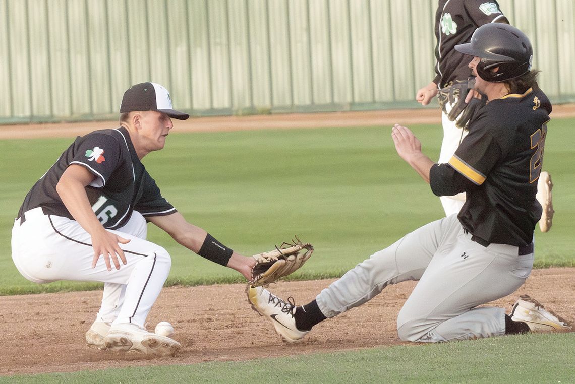 Irish split, Yanks edged by Raymond Irish split, Yanks edged by Raymond