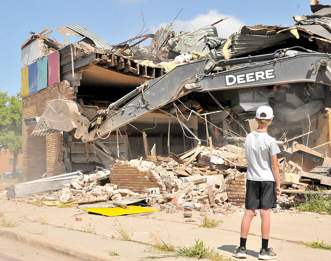 Last call as bricks fall