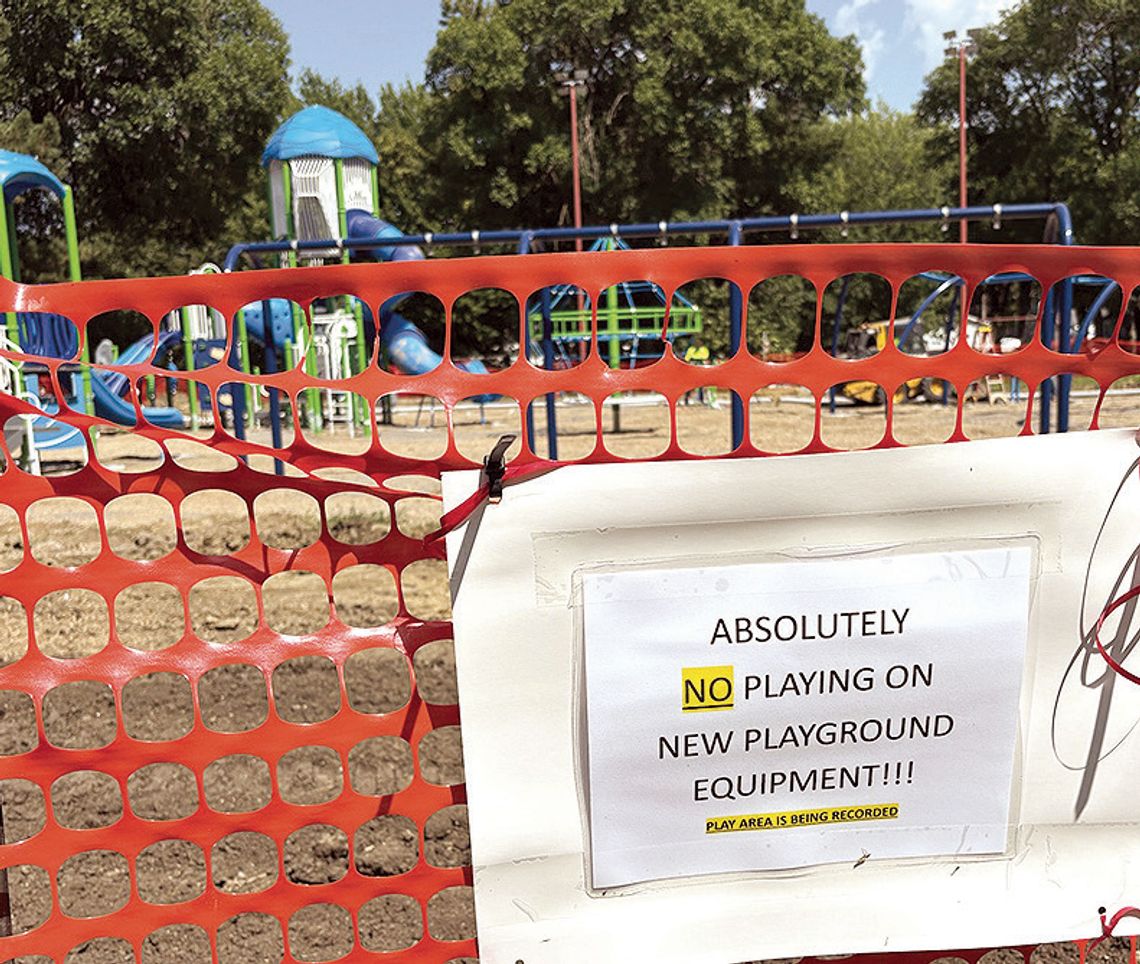 Park playground a work in progress