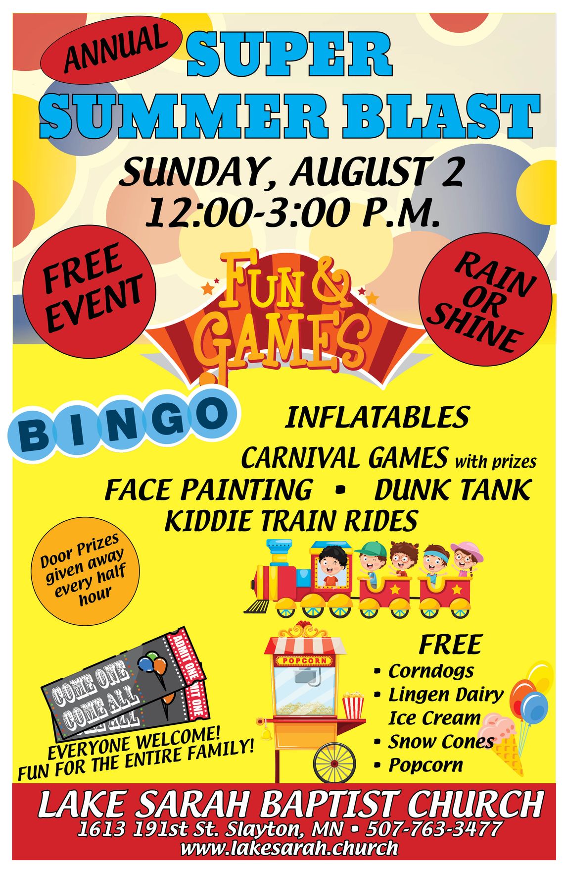 Lake Sarah Baptist Church Super Summer Blast